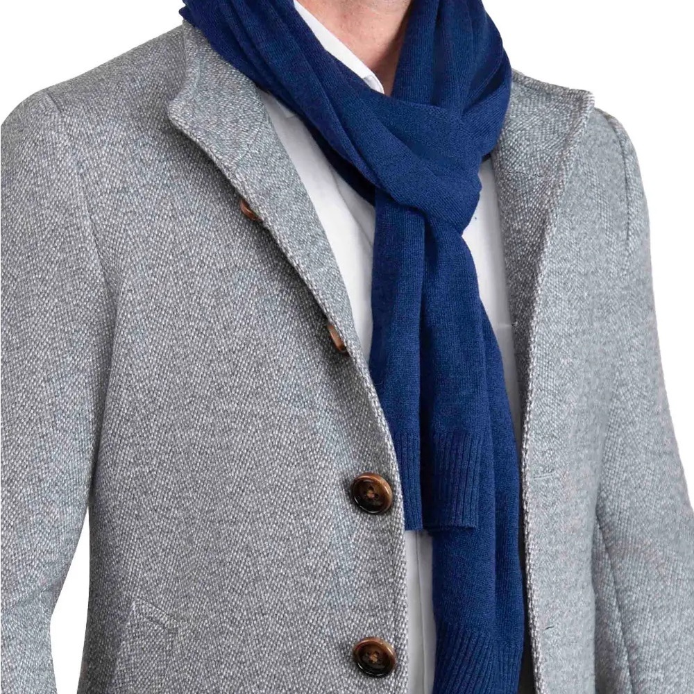 State & Liberty Navy Merino Scarf